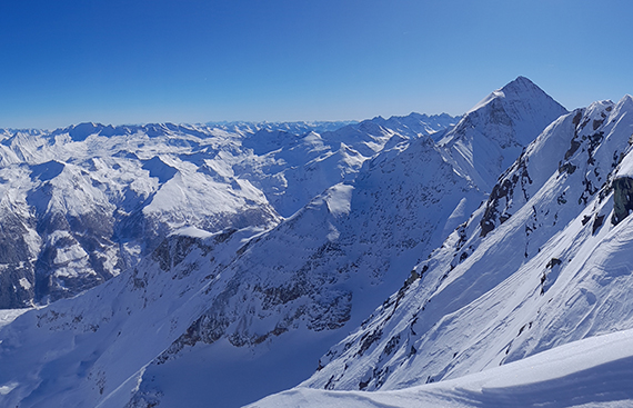 Gratverlauf vom Hohen Tenn